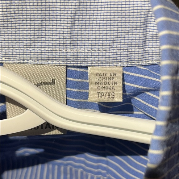 Tristan Stylish Blue Striped Shirt size XS - Picture 8 of 8